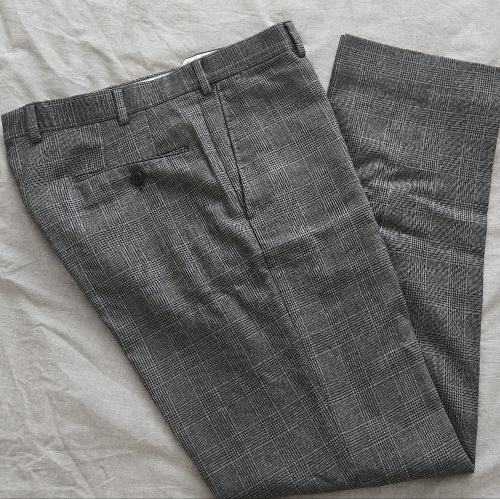 Ermenegildo Zegna Check Pants Sz 34.
